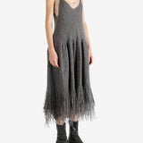 Grey dresses,full body view