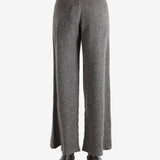 Grey pants worn by a person, showing the pants fit