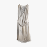 grey dress , front view