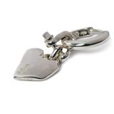 PARTS OF FOUR - Jazz's Solid Heart Earring (Extra Small, 0.2 CT, Tiny Faceted Diamond Slab, PA+FCDIA)