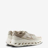 Tan shoes, side view