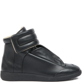 Black sneakers, front view