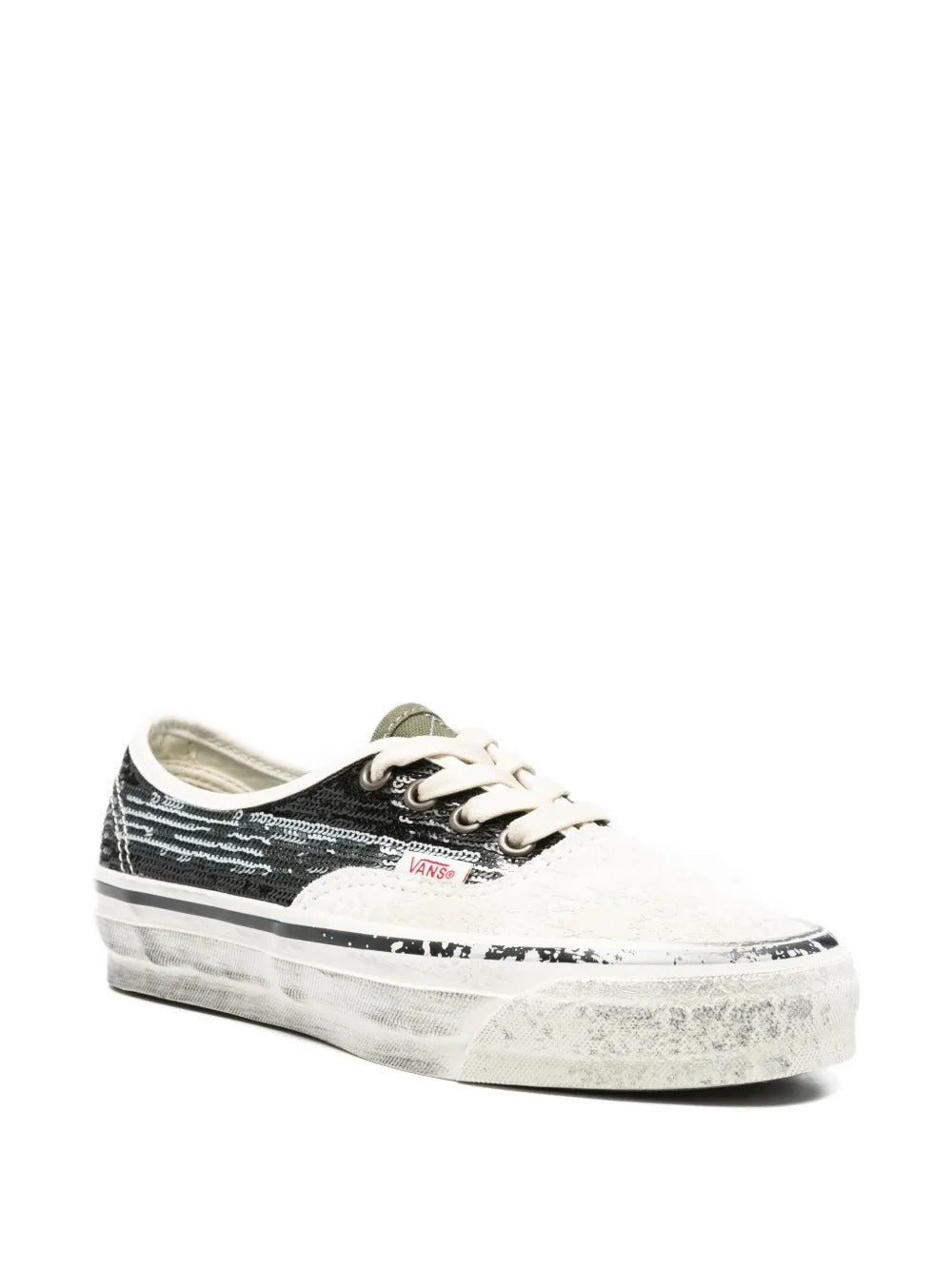 Black sneakers, side view