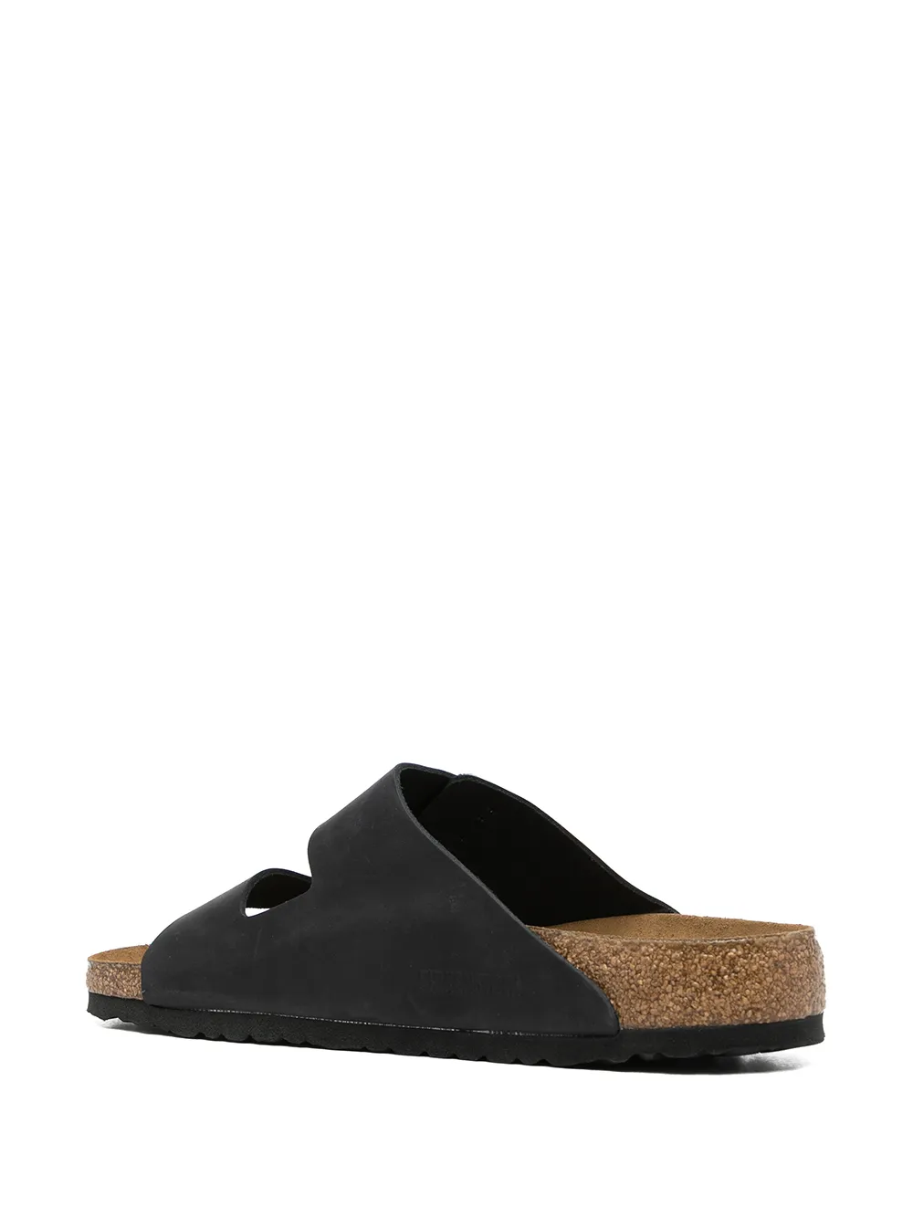 Black sandals, side view