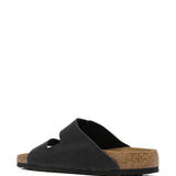 Black sandals, side view