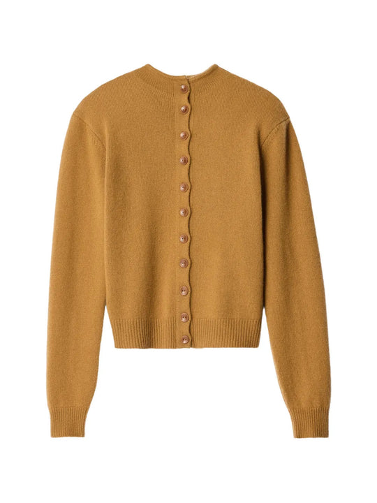 Tan hoodie, front view