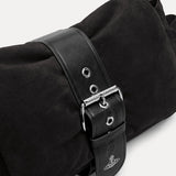 Close up of Black bag, showing detail