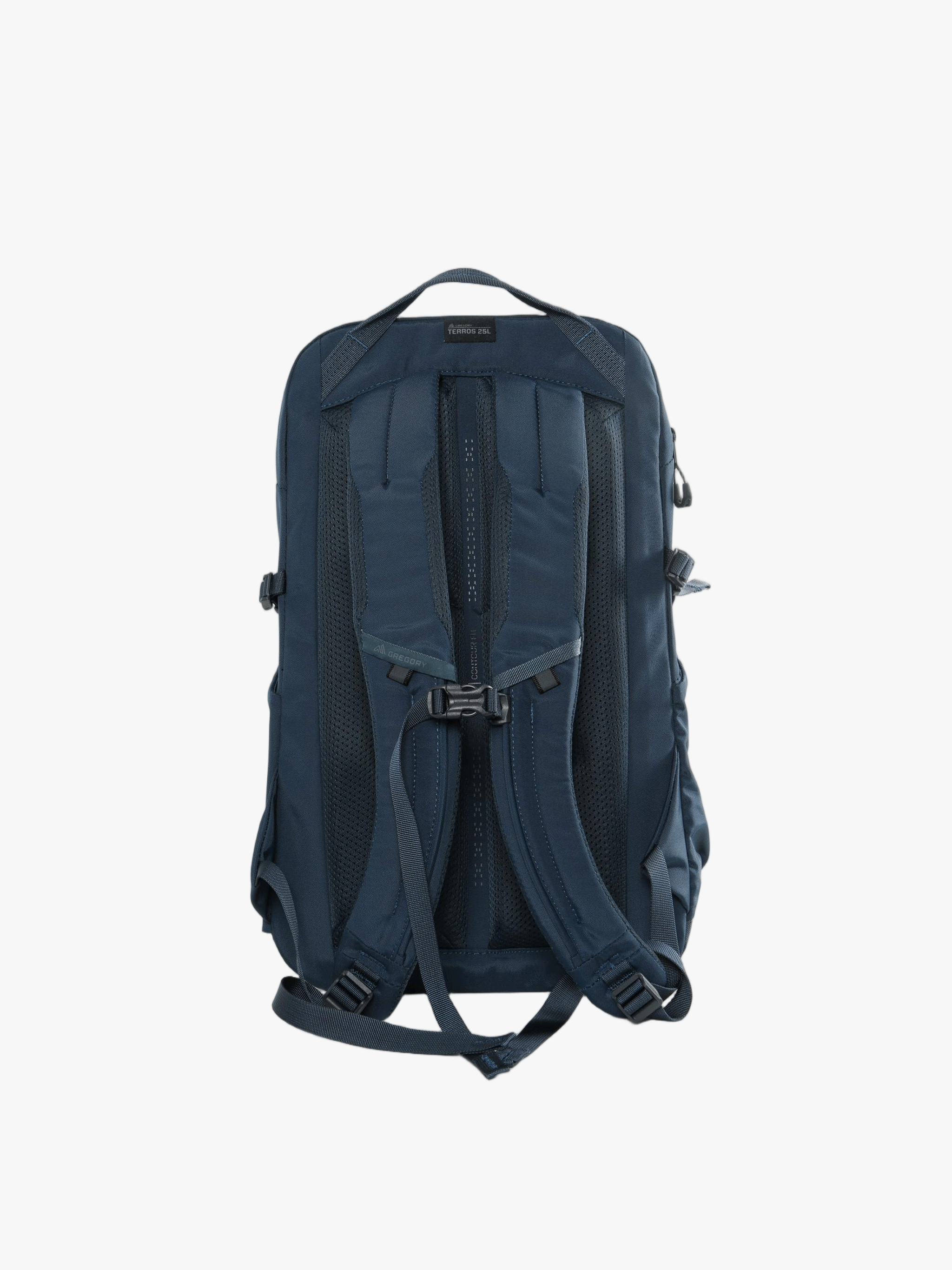 Navy bag, back view