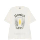 White t-shirt, front view