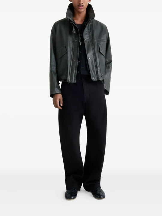 Black jacket, full body view