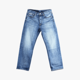 Blue jeans, front view