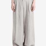 Grey pants, full body view