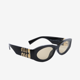 Black eyewear, front view