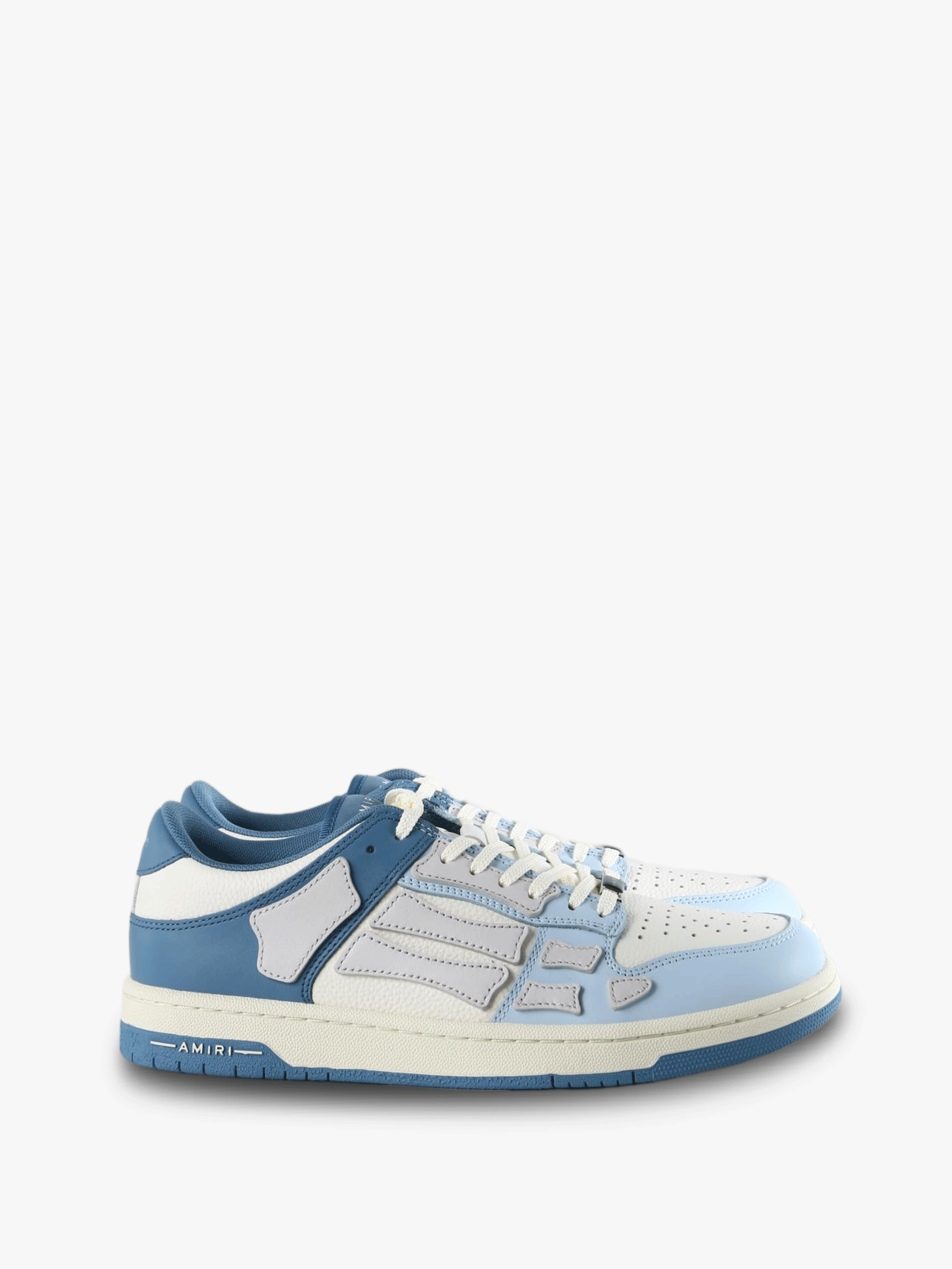 Blue shoes, front view