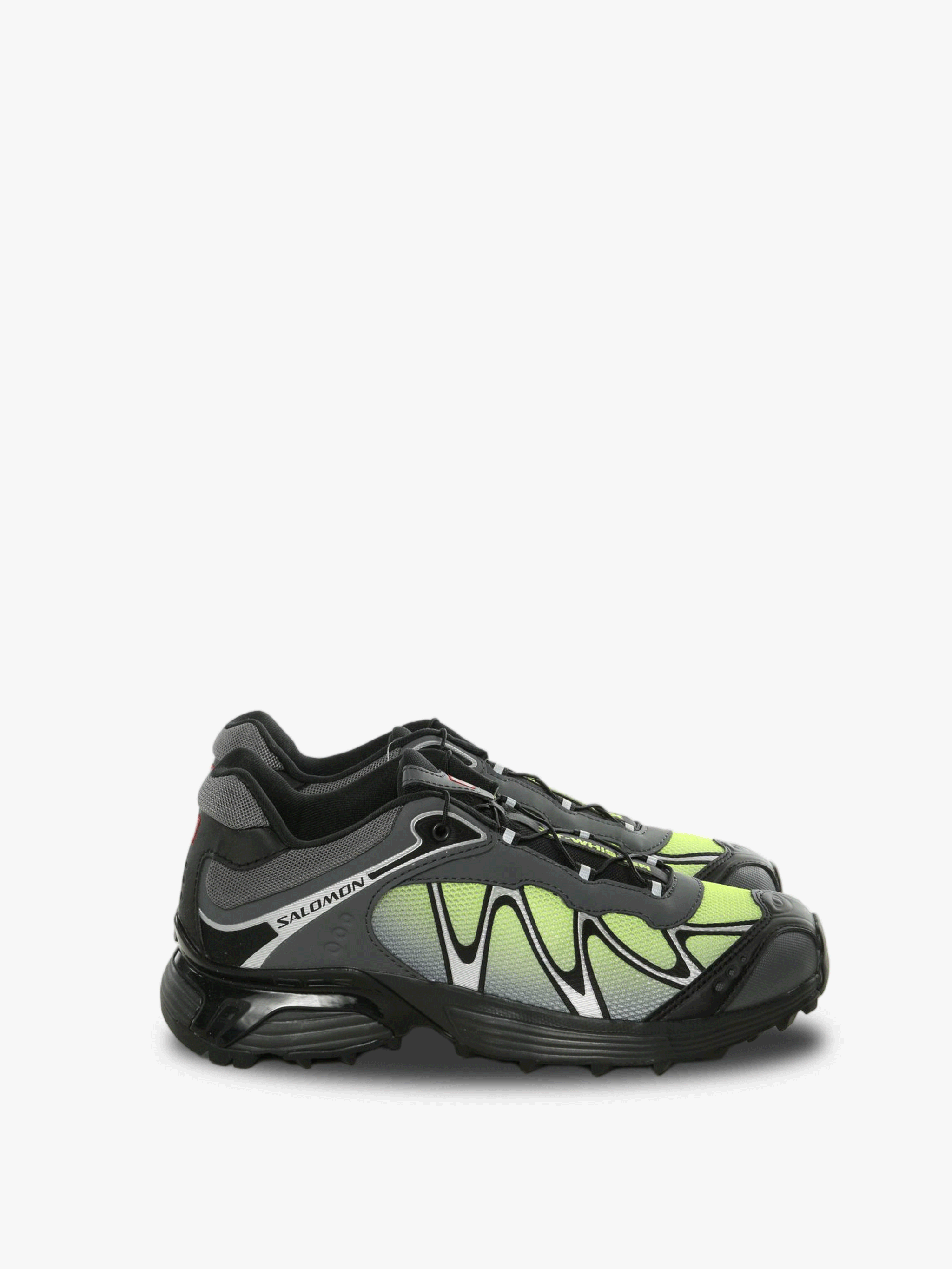 Black sneakers, front view