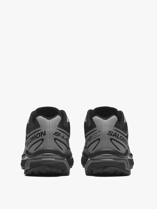 Black sneakers, back view