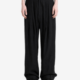 ZIGGY CHEN - Men Wide-Leg Trousers With Pull Tabs Pants