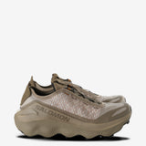 Tan sneakers,front view