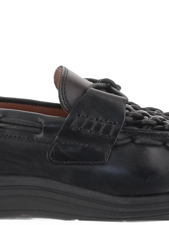 Black shoes, side view