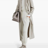 White knitwear, full body view