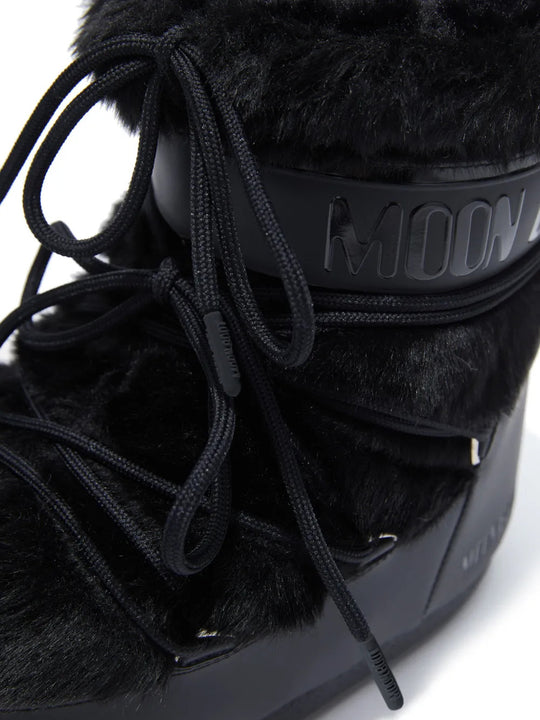 Close up of Black boots, showing detail