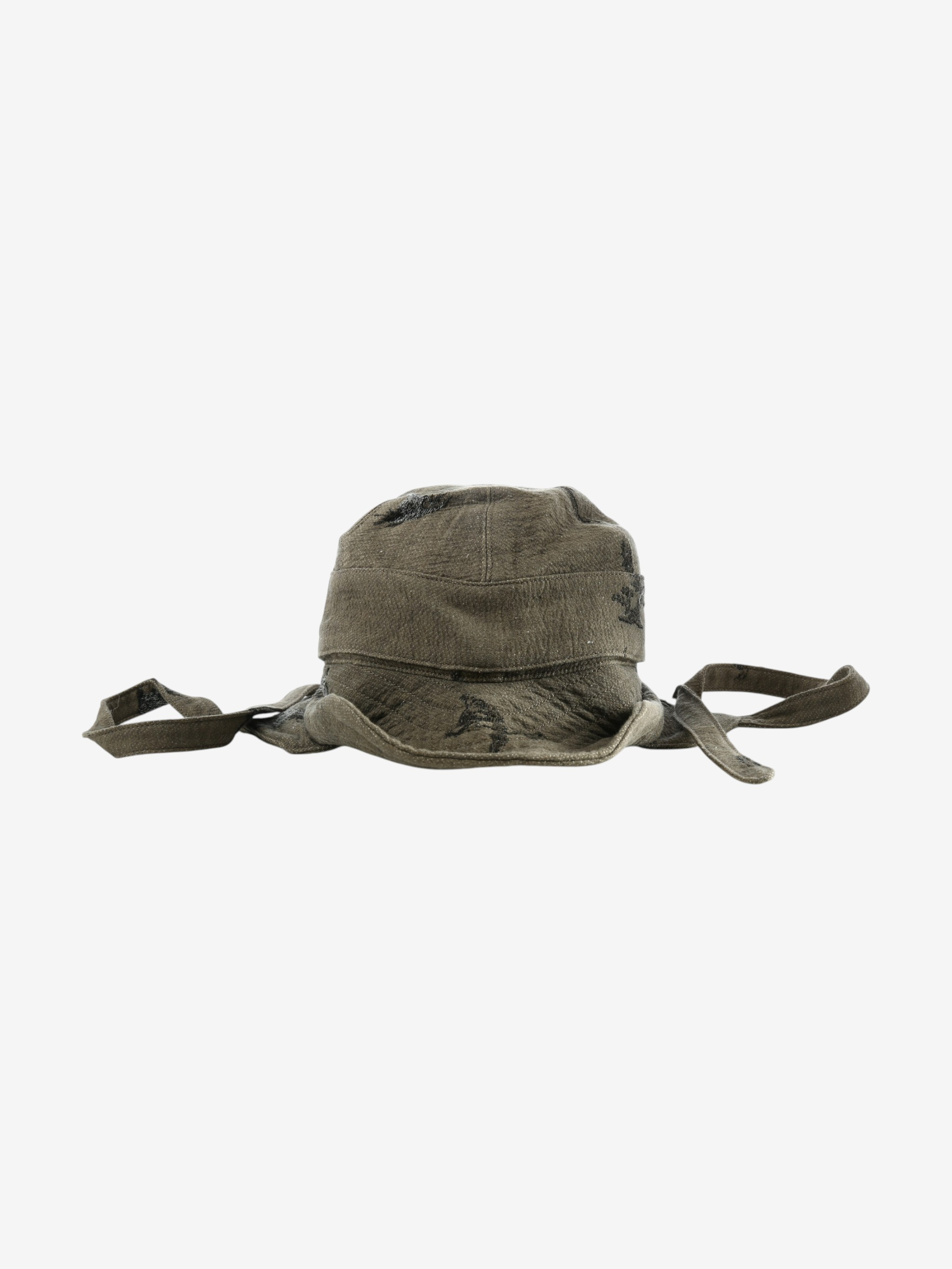 Green hat, front view
