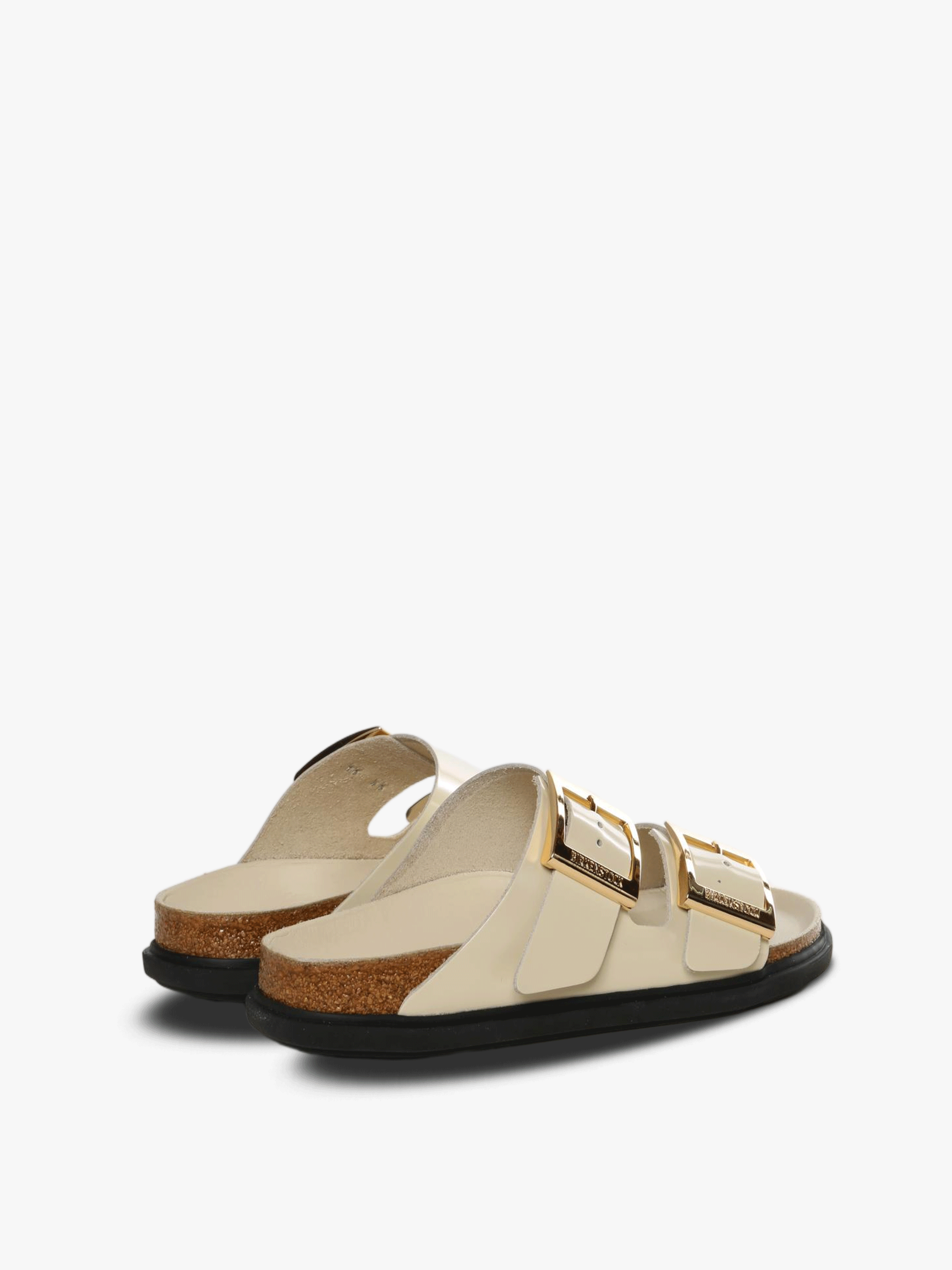 Beige sandal,back view