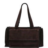 Brown bags, back view