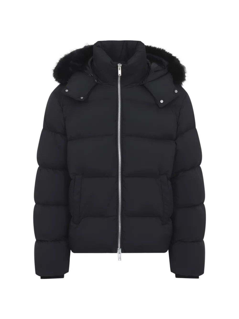 Black jacket, front view