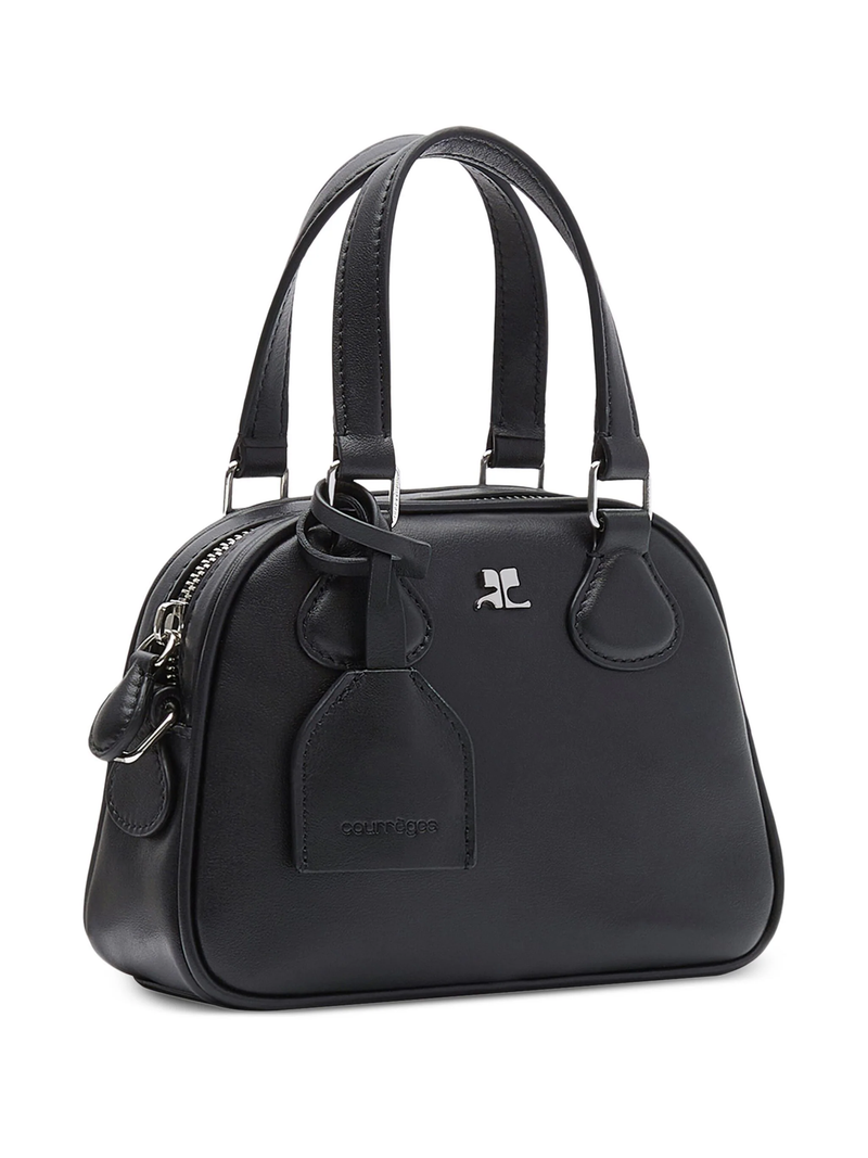 COURRÈGES - Women AC Stud Leather Mini Bowling Bag