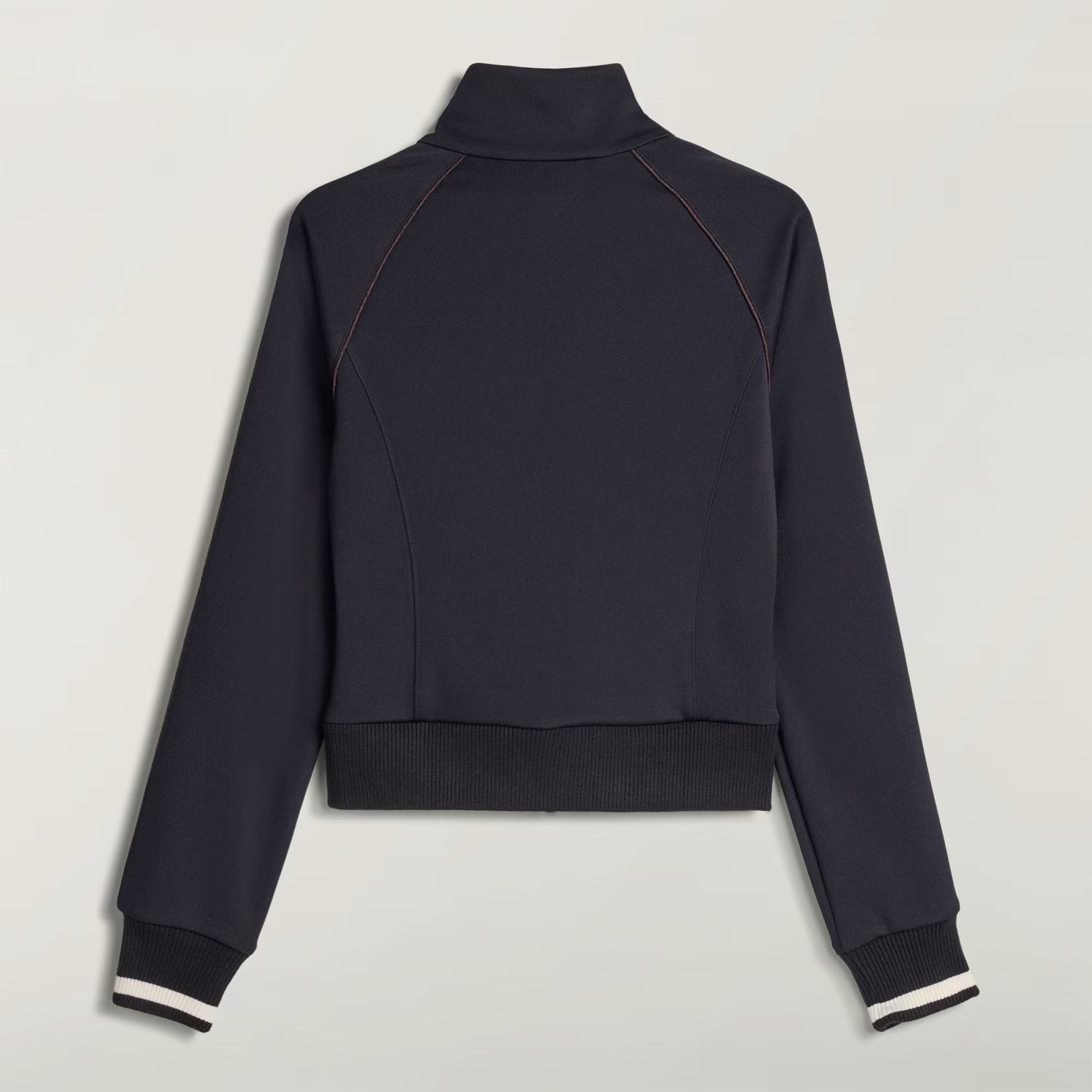 Black jacket, back view