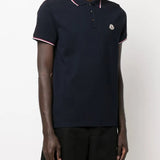 Navy t-shirt, full body view