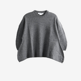 Grey knitwear, front view