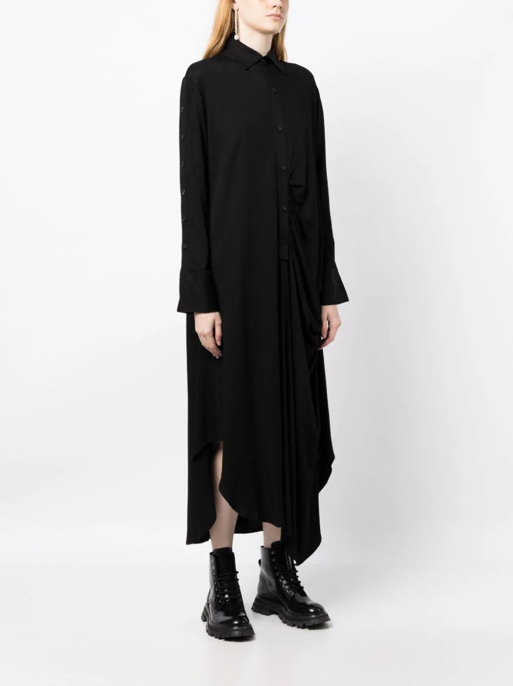 ヨウジヤマモト CHEST POCKET SHIRT DRESS【1941】-