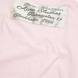 Close up of Pink t-shirt, showing texture of the 100% cotton fabric