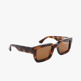 Brown eyewear, front view