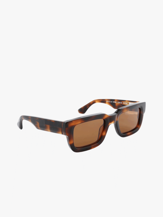 Brown eyewear, front view