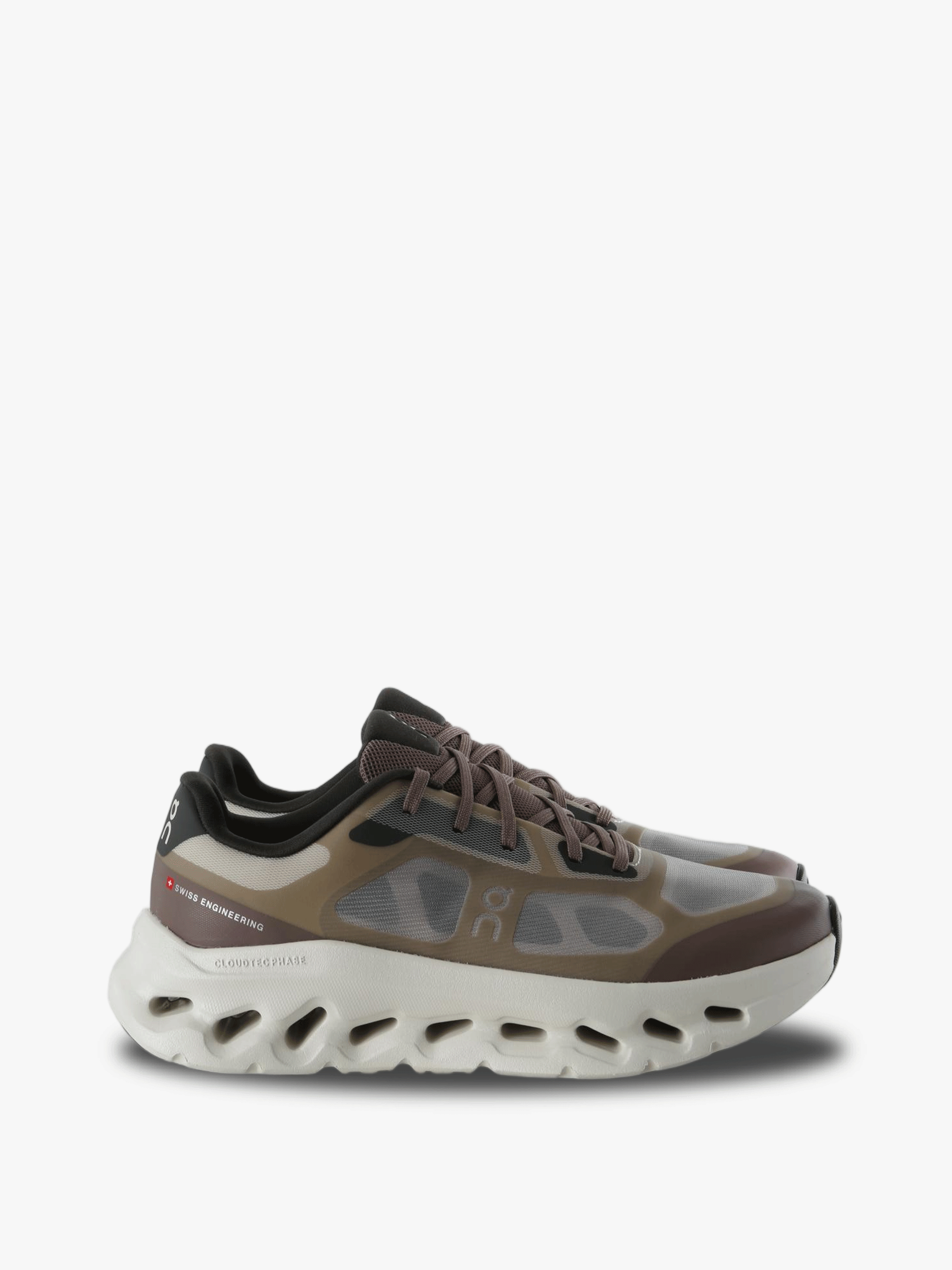 Brown shoes, front view