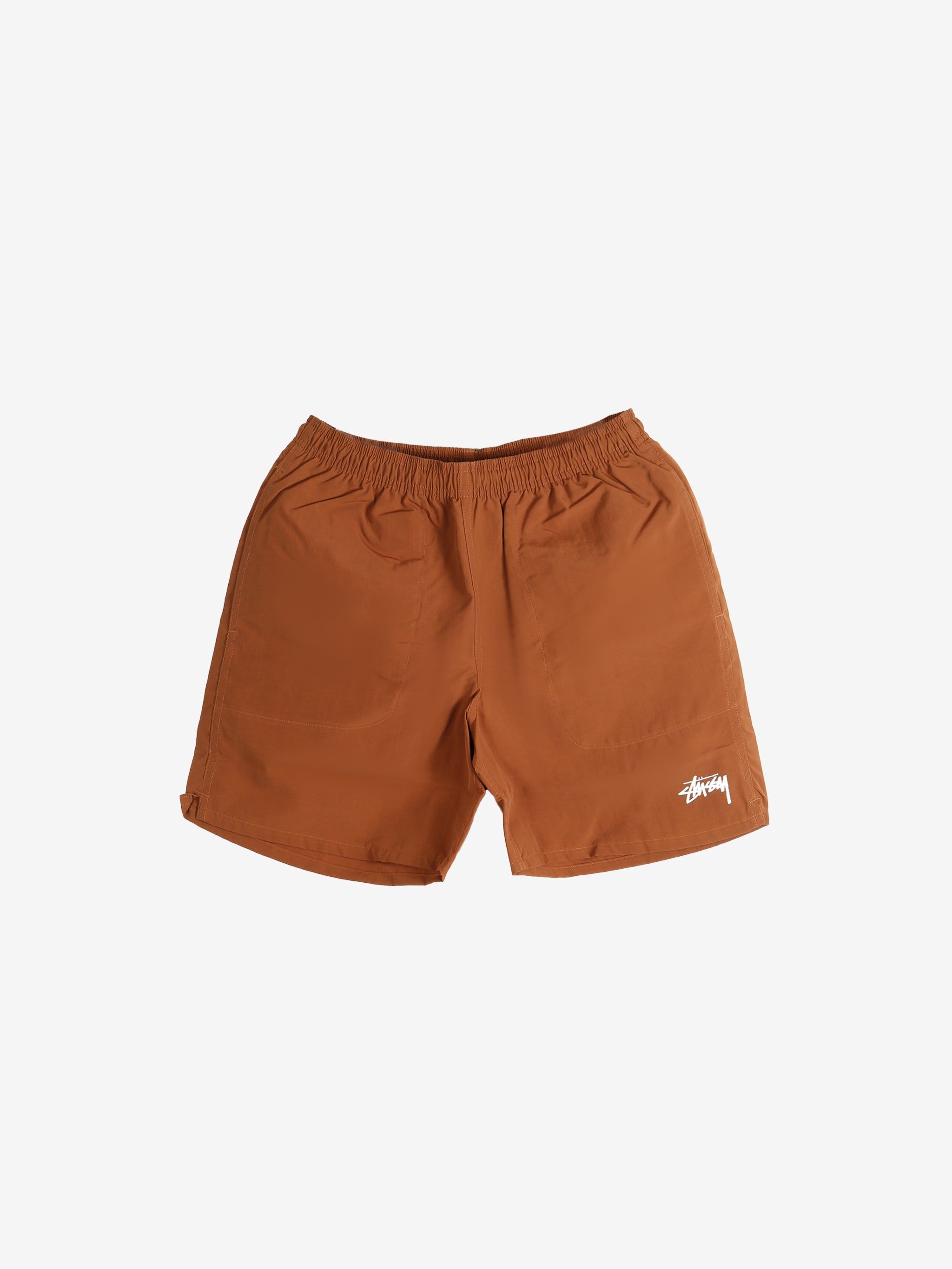 Brown short, front view