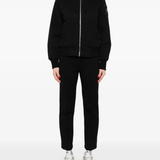 Black coat, full body view