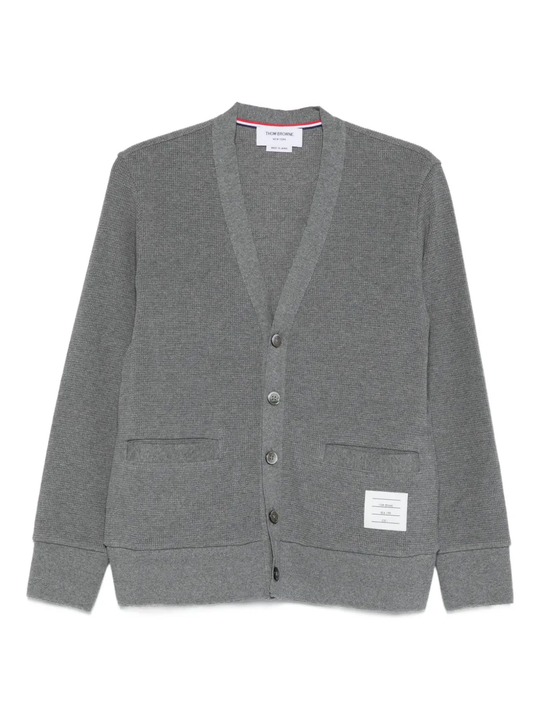 Grey cardigan,front view