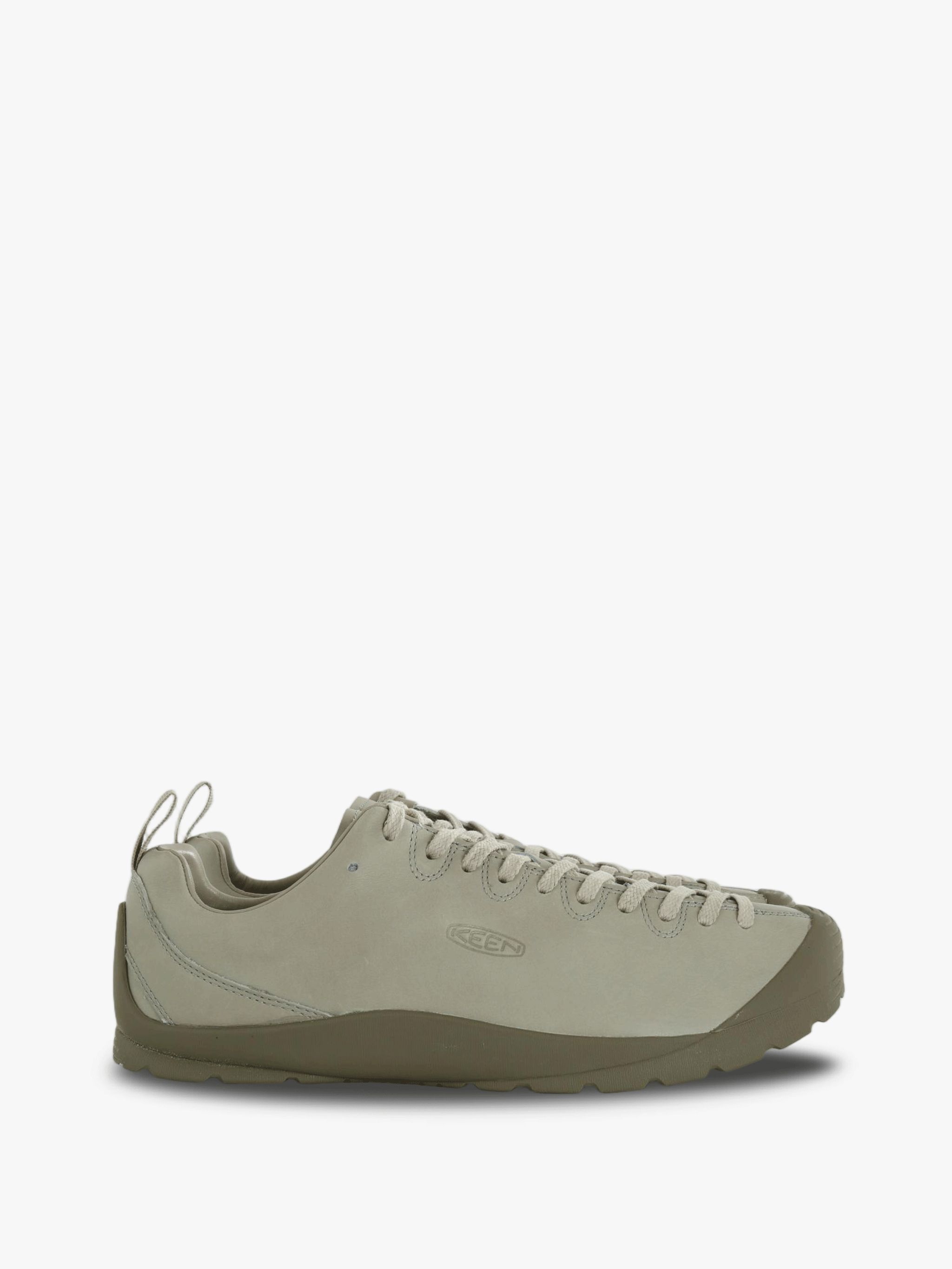 Tan shoes, front view
