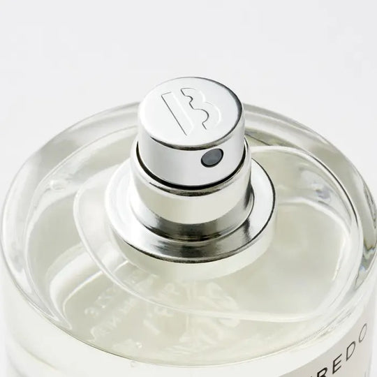 Close up of perfume, showing texture of the limonene ingredients
