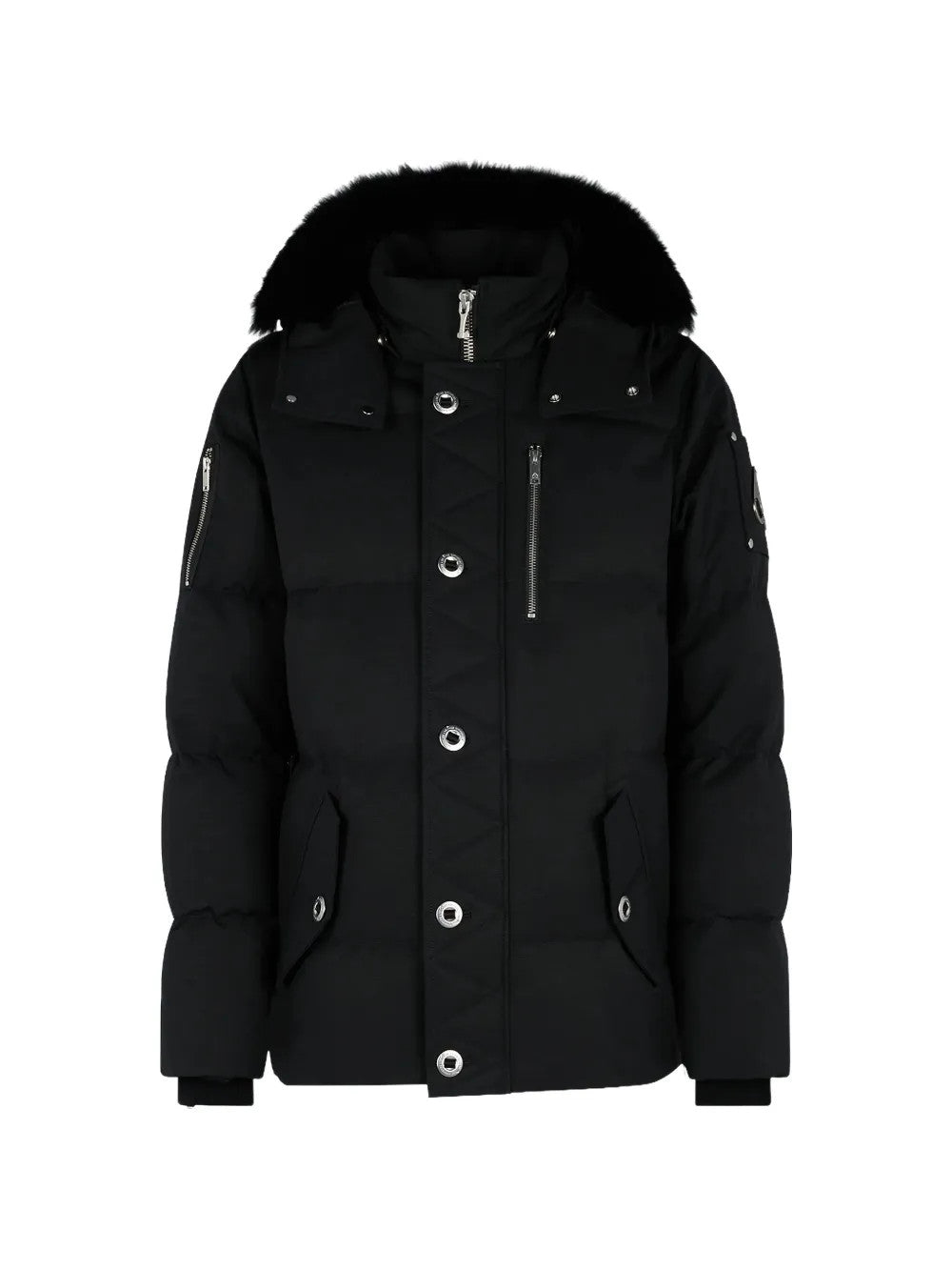 Black jacket, front view