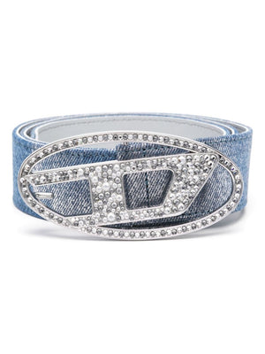 DIESEL - Women Oval D Logo B-1Dr Strass Belt