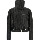 Black jacket, front view