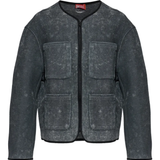 grey jacket, front view