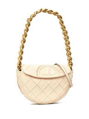 TORY BURCH - Mini Fleming Soft Crescent Bag