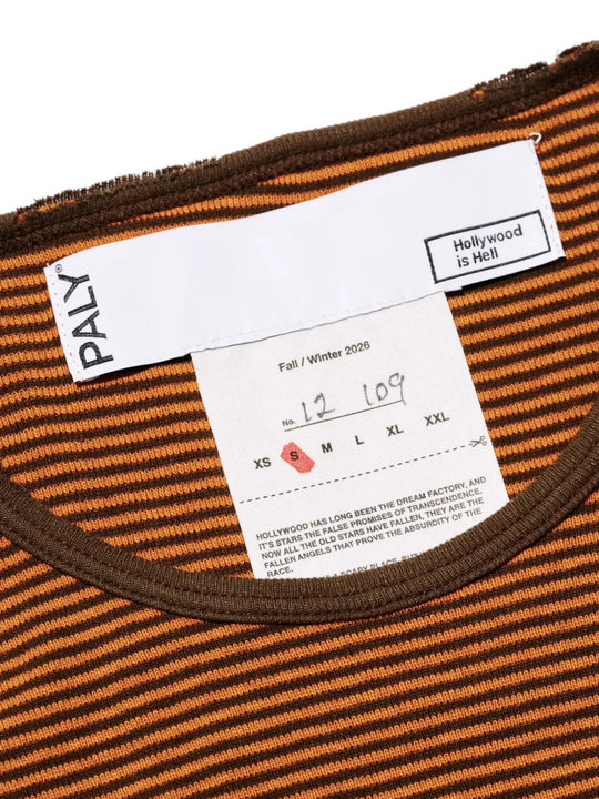 Orange top, front view