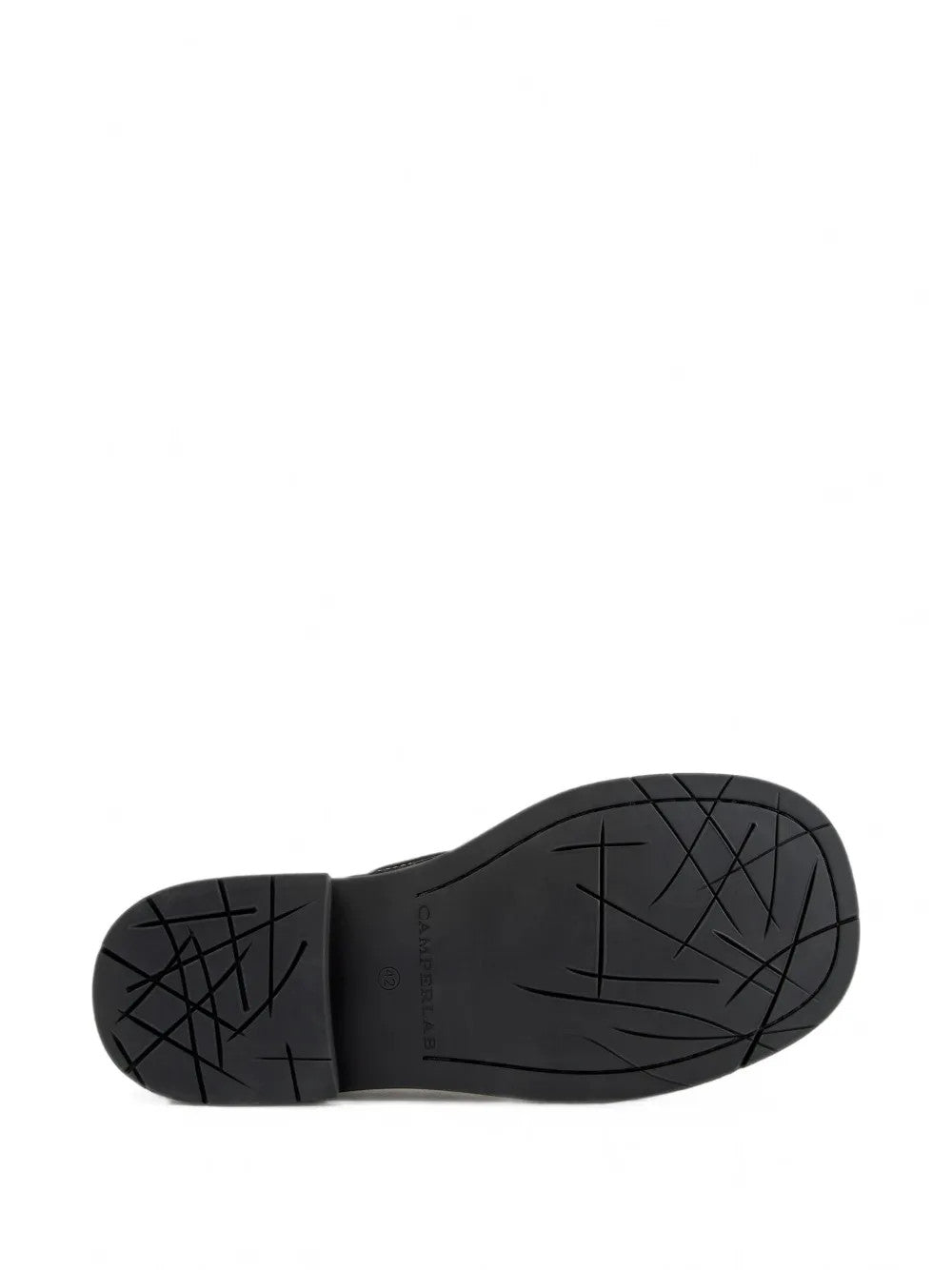 Close up of Black shoes, showing detail